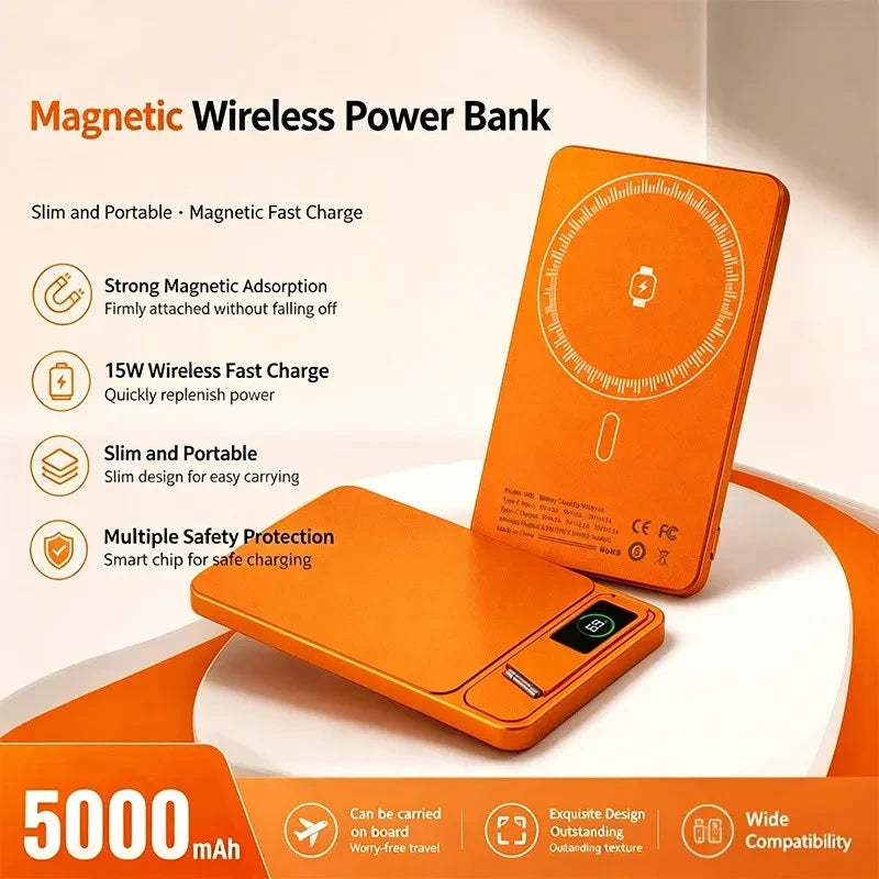Magnetic Portable Wireless Charger